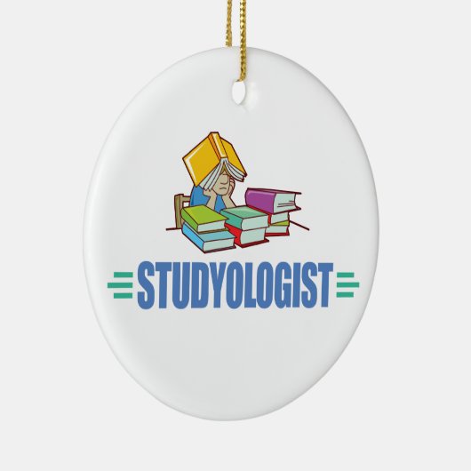 Funny Student Keramisch Ornament (Rechts)