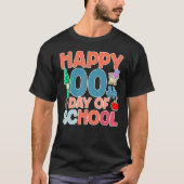 Funny Student Kids 100th Day Gift 100 Days Of Scho T-shirt (Voorkant)