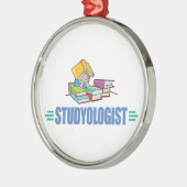 Funny Student Metalen Ornament (Links)