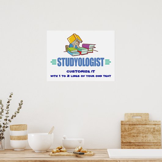 Funny Student Poster (Keuken)