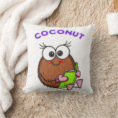 Funny studying coconut kussen (Deken)