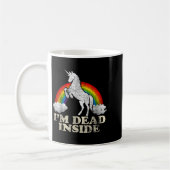 Funny Stuff - Unicorn I'm Dead Inside Sarcastic De Koffiemok (Links)
