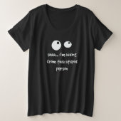 Funny Stupid Grote Maat T-shirt (Design voorkant)