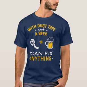 Funny StupidDuct Tape Cant Fix Stomme T-shirt