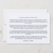 Funny & Stylish 3 Multi Photo Wedding Collage  Save The Date (Achterkant)