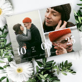 Funny & Stylish 3 Multi Photo Wedding Collage  Save The Date