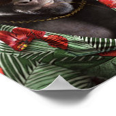 Funny Stylish Gorilla Poster (Hoek)