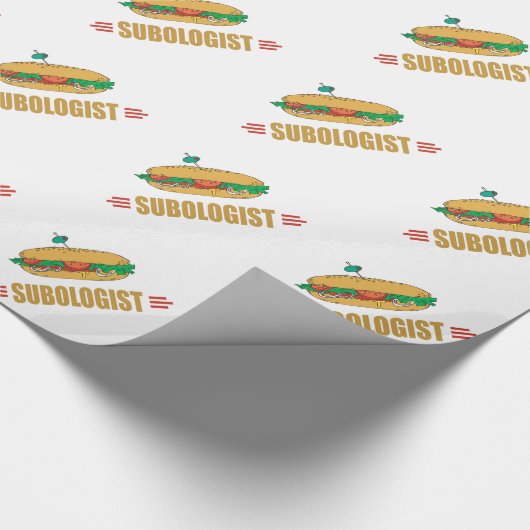 Funny Sub Sandwich Cadeaupapier (Hoek)