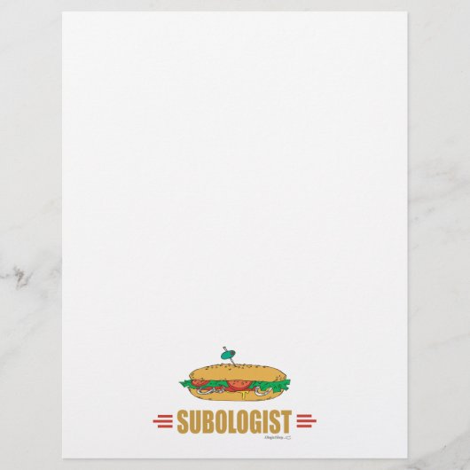 Funny Submarine Sandwich Flyer (Voorkant)