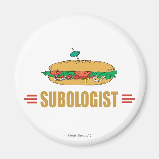 Funny Submarine Sandwich Magneet (Voorkant)