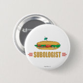 Funny Submarine Sandwich Ronde Button 5,7 Cm (Voorkant /achterkant)