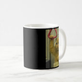 Funny Subway Cat Meme Stud Brainrot Cats Humor Kit Koffiemok (Voorkant rechts)