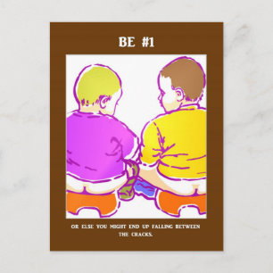 Funny Success Slogan Cheeky Play on Words Briefkaart