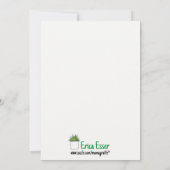 Funny Succulent verjaardagskaart, planten pun-kaar Bedankkaart (Achterkant)