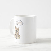 Funny "Such Silly Very Wow" Shiba Inu Doge MemeArt Koffiemok (Voorkant links)