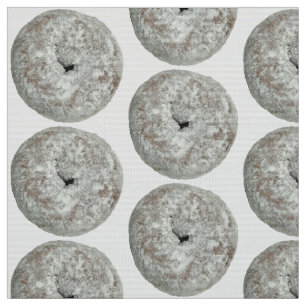 Funny sugar doughnut stof