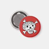 Funny sugar skulls magneet (Voorkant / Achterkant)