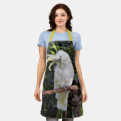 Funny Sulfur-Crested Cockatau Parrot Bird Waves Schort (Gedragen)