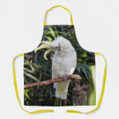 Funny Sulfur-Crested Cockatau Parrot Bird Waves Schort (Voorkant)