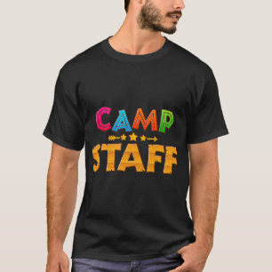 Funny Summer Camp Personeelsdirecteur Camping Coun T-shirt