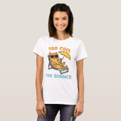 Funny Summer Cat Lover T-Shirt – Gift For Cat Mom (Voorkant volledig)