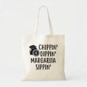 Funny Summer, Chippin Dippin Margarita Sippin Tote Bag (Voorkant)