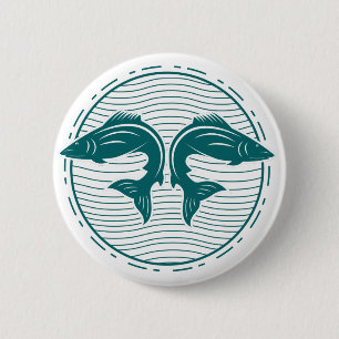 Funny Summer Gevist Ronde Button 5,7 Cm