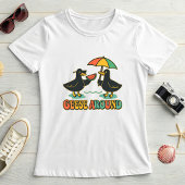 Funny Summer Goose, Geese Around Cute Vacation T-shirt