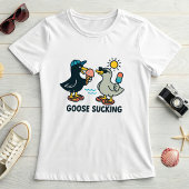  Funny Summer Goose; Goose with Ice Cream T-shirt