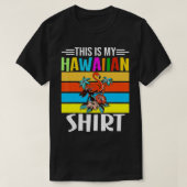 Funny Summer Hawaii Flamingo Mannen Vrouwen Dit is T-shirt (Design voorkant)