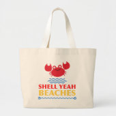 Funny Summer Quote Beach Canvas tas (Voorkant)
