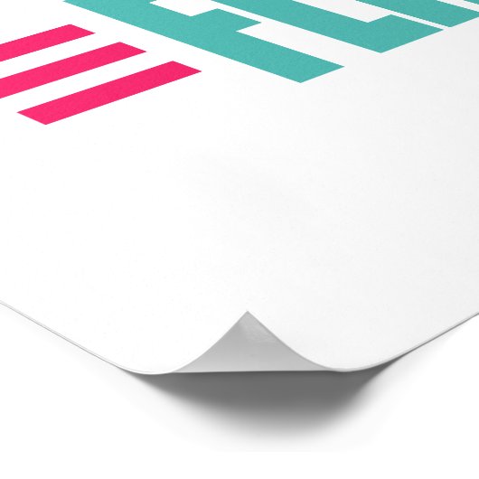 Funny Summer Teenslippers Poster (Hoek)