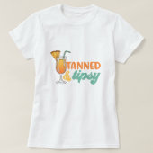 Funny Summer Vacation, Retro Beach Vibes T-shirt (Design voorkant)