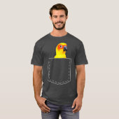 Funny Sun Conure Shirt voor vrouwelijke Mannen Kin (Voorkant volledig)