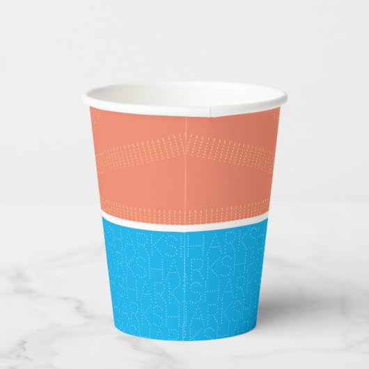Funny Sun en Sharks Summer Papieren Bekers (Rechts)