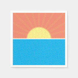 Funny Sun en Sharks Summer Servet