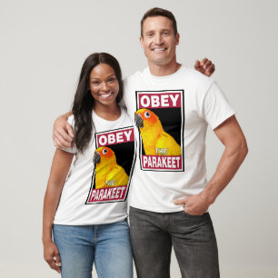 Funny Sun Parkiet - Vogelkunst T-shirt