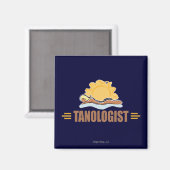 Funny Sun Tanning Magneet (Voorkant / Achterkant)