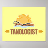 Funny Sun Tanning Poster (Voorkant)