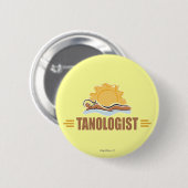 Funny Sun Tanning Ronde Button 5,7 Cm (Voorkant /achterkant)