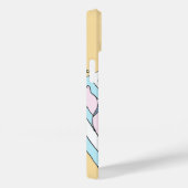 Funny Sunbathing Couple Cartoon Seaside Art Case-Mate iPhone Case (Achterkant / Rechts)