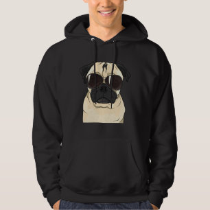 Funny Sunglass Pug T shirt T-shirt voor Pet Lovers