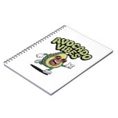 Funny Sunglasses Avocado Notitieboek (Linkerzijde)