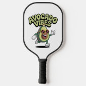 Funny Sunglasses Avocado Pickleball Paddle (Achterkant)