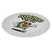 Funny Sunglasses Avocado Snijplank (Hoek)