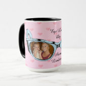 Funny Sunglazen Foto Persoonlijke koffie Mok (Voorkant links)