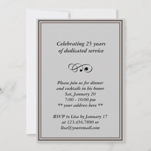 Funny Sunglazen Pug Retirement Party Invitation Kaart (Achterkant)