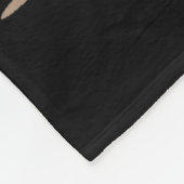 Funny Sungles Teddy Bear In Pajama Costume Design Fleece Deken (Hoek)