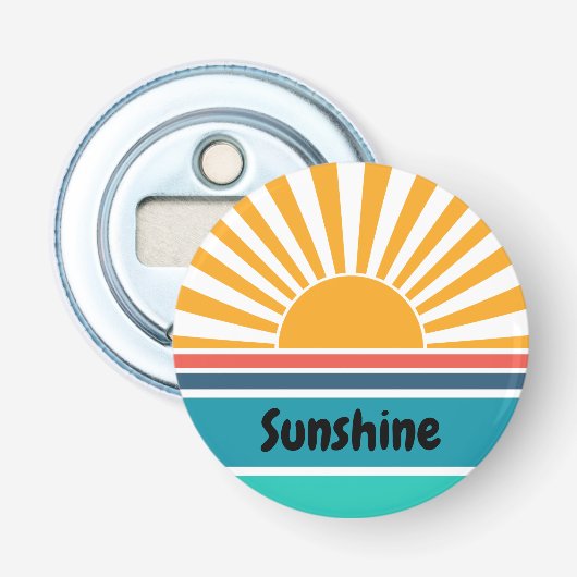 Funny Sunshine Button Flesopener (Voorkant)