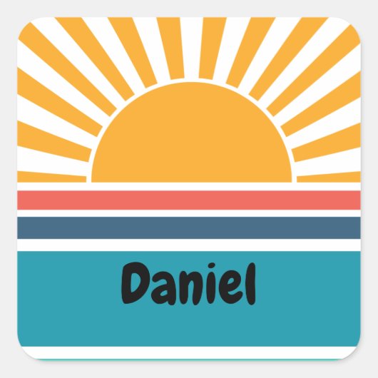 Funny Sunshine Sticker (Voorkant)